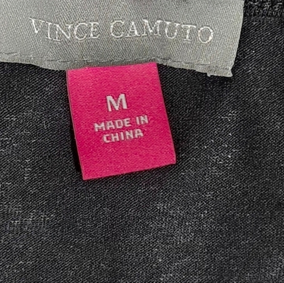 Vince Camuto Black Blouse with Embellished Neckline - Picture 6 of 6